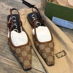 Gucci Slingback Flats